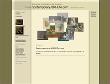 Tablet Screenshot of contemporary-still-life.com